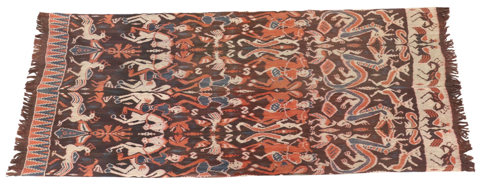 LARGE INDONESIAN SUMBA IKAT TEXTILE PANEL HINGGI (1 of 3)