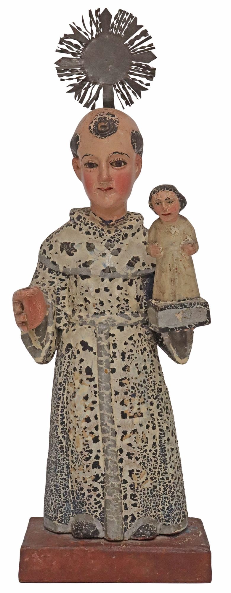 CARVED RELIGIOUS SANTO SAN ANTONIO DE PADUA (1 of 4)