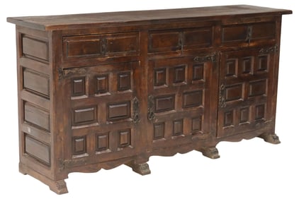 SPANISH BAROQUE STYLE SIDEBOARD