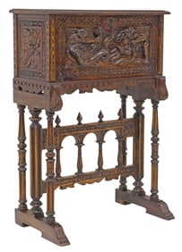 SPANISH RENAISSANCE REVIVAL VARGUENO ON STAND