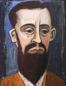 WILLIAM LEWIS LESTER (1910-1991) PORTRAIT BEARDED MAN