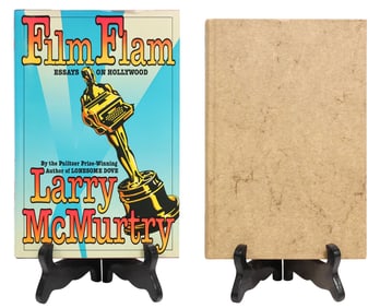 (2) BOOKS: 'FILM FLAM' & 'IN A NARROW GRAVE' LARRY McMURTRY