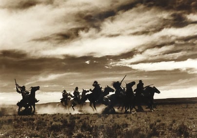 BILL WITTLIFF (1940-2019) TONED GELATIN SILVER PRINT LONESOME DOVE