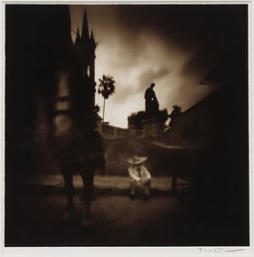 BILL WITTLIFF (1940-2019) TONED GELATIN SILVER PRINT 'LA VIDA BRINCA'