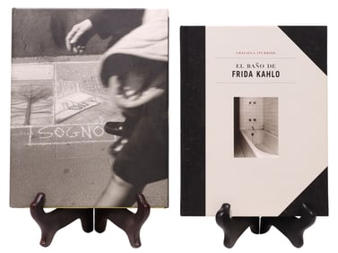 (2) GRACIELA ITURBIDE (B.1942) SIGNED EXHIBITION CATALOGS, 1 WITH PHOTOGRAPH