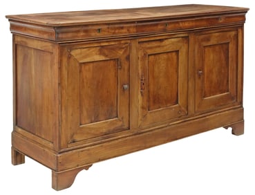 FRENCH LOUIS PHILIPPE PERIOD FRUITWOOD SIDEBOARD