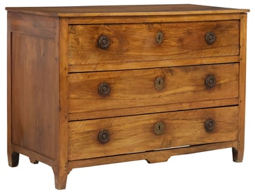 ITALIAN NEOCLASSICAL WALNUT COMMODE, 18TH C.
