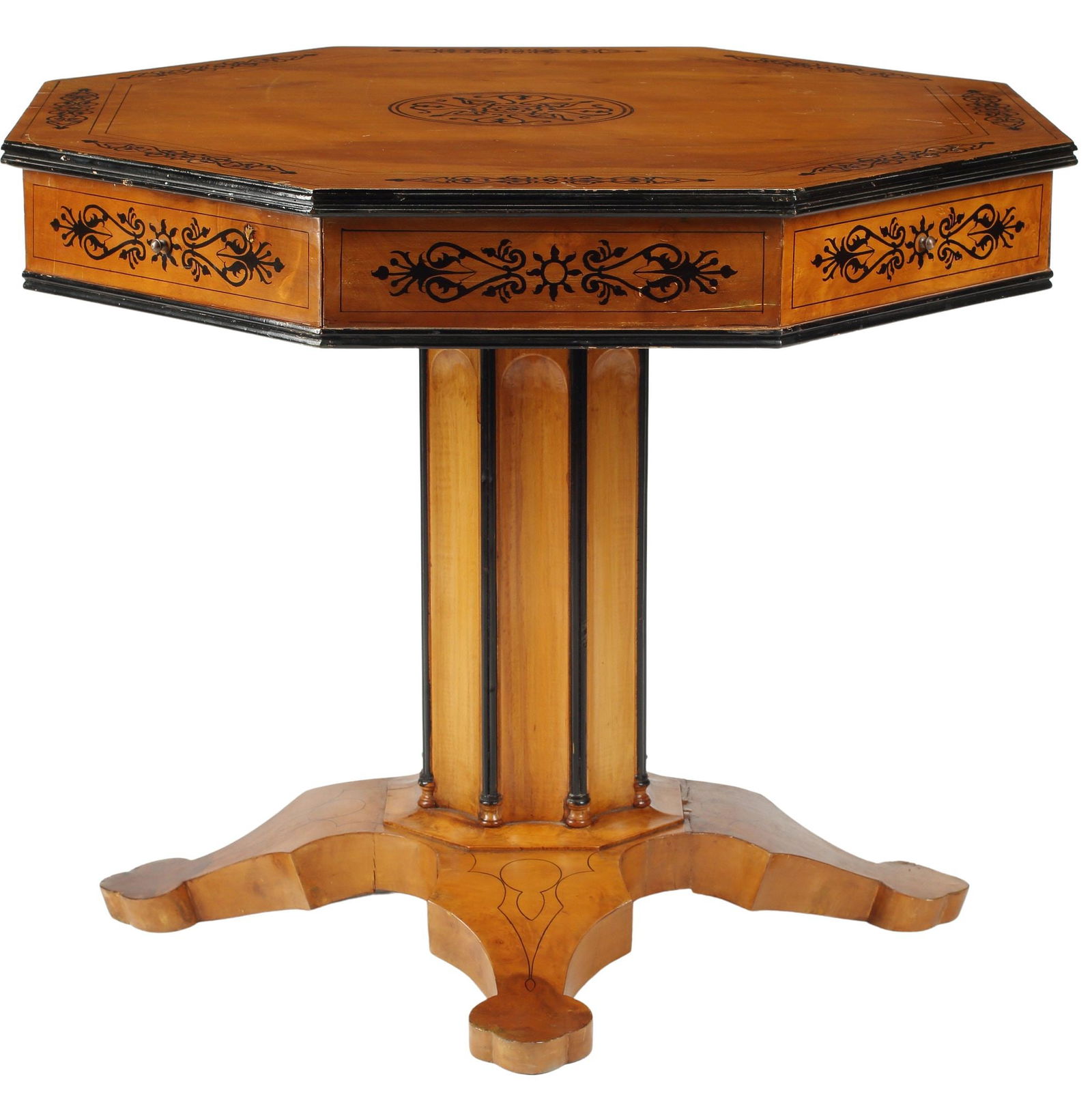 CHARLES X STYLE PEDESTAL TABLE (1 of 5)