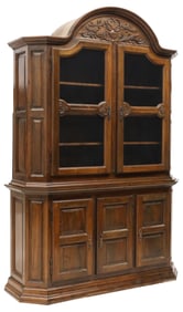 SPANISH CARVED WALNUT CABINET