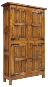 SPANISH BAROQUE STYLE FOUR-DOOR CUPBOARD