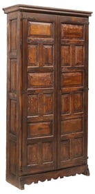 SPANISH BAROQUE STYLE TWO-DOOR CUPBOARD