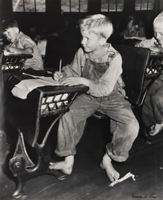 RUSSELL LEE (1903-1986) GELATIN SILVER PRINT COAL MINER'S CHILD