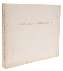 RUSSELL LEE (1903-1986) SIGNED GREAT DEPRESSION PHOTOGRAPHY BOOK