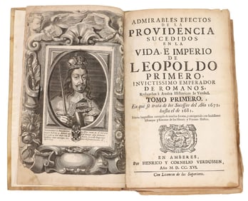 BOOK: EVENTS IN THE LIFE OF EMPEROR LEOPOLDO, PUBLISHED 1716