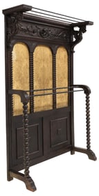 SPANISH RENAISSANCE REVIVAL CARVED HALL TREE