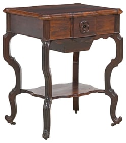 FRENCH NAPOLEON III ROSEWOOD TRAVAILLEUSE