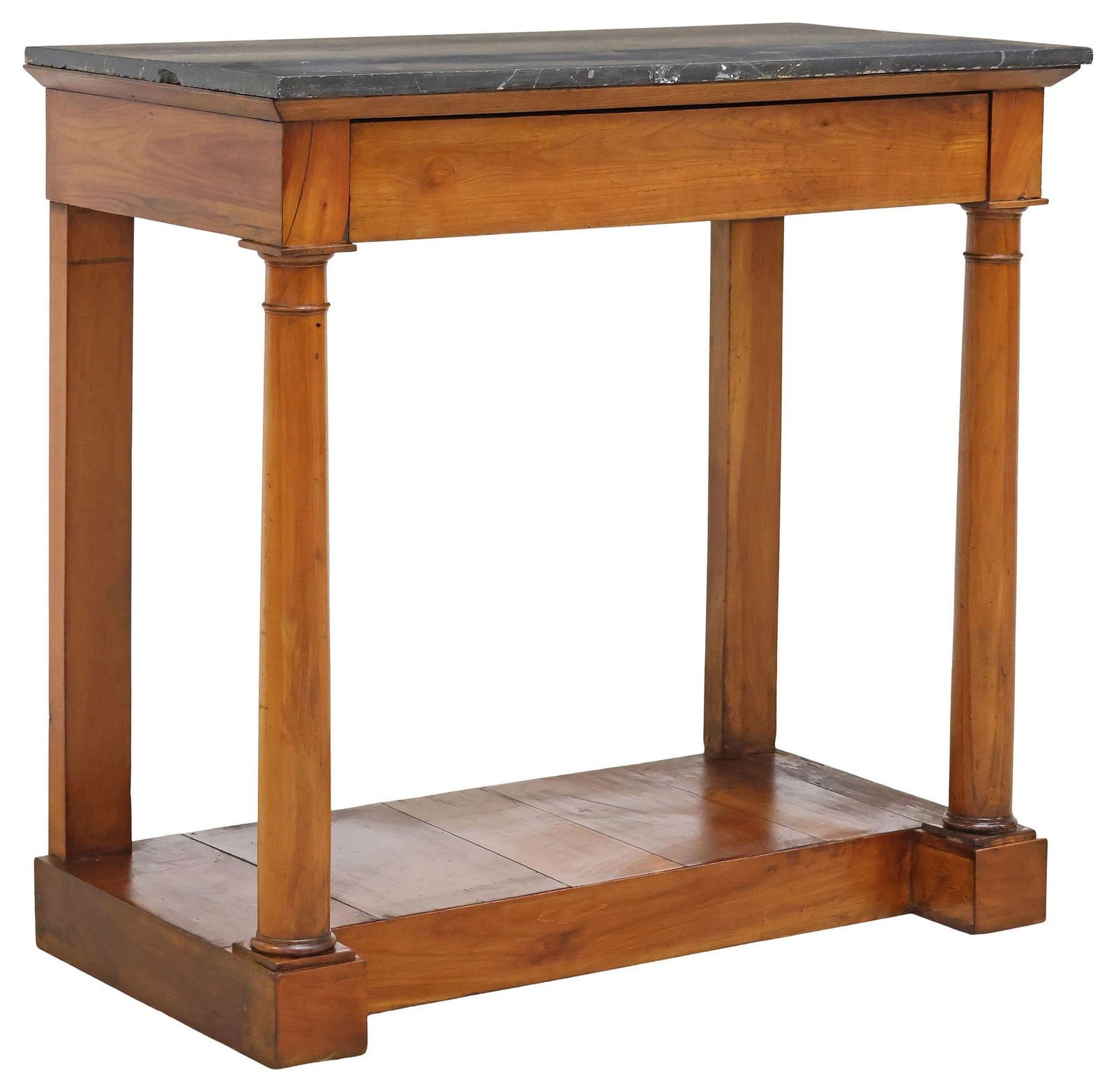 FRENCH EMPIRE STYLE MARBLE-TOP CONSOLE TABLE (1 of 5)