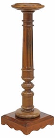 FRENCH CARVED WALNUT PEDESTAL/PLANT STAND