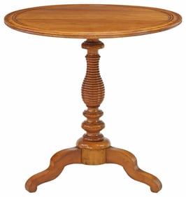FRENCH LOUIS PHILIPPE PERIOD FRUITWOOD TILT-TOP TABLE