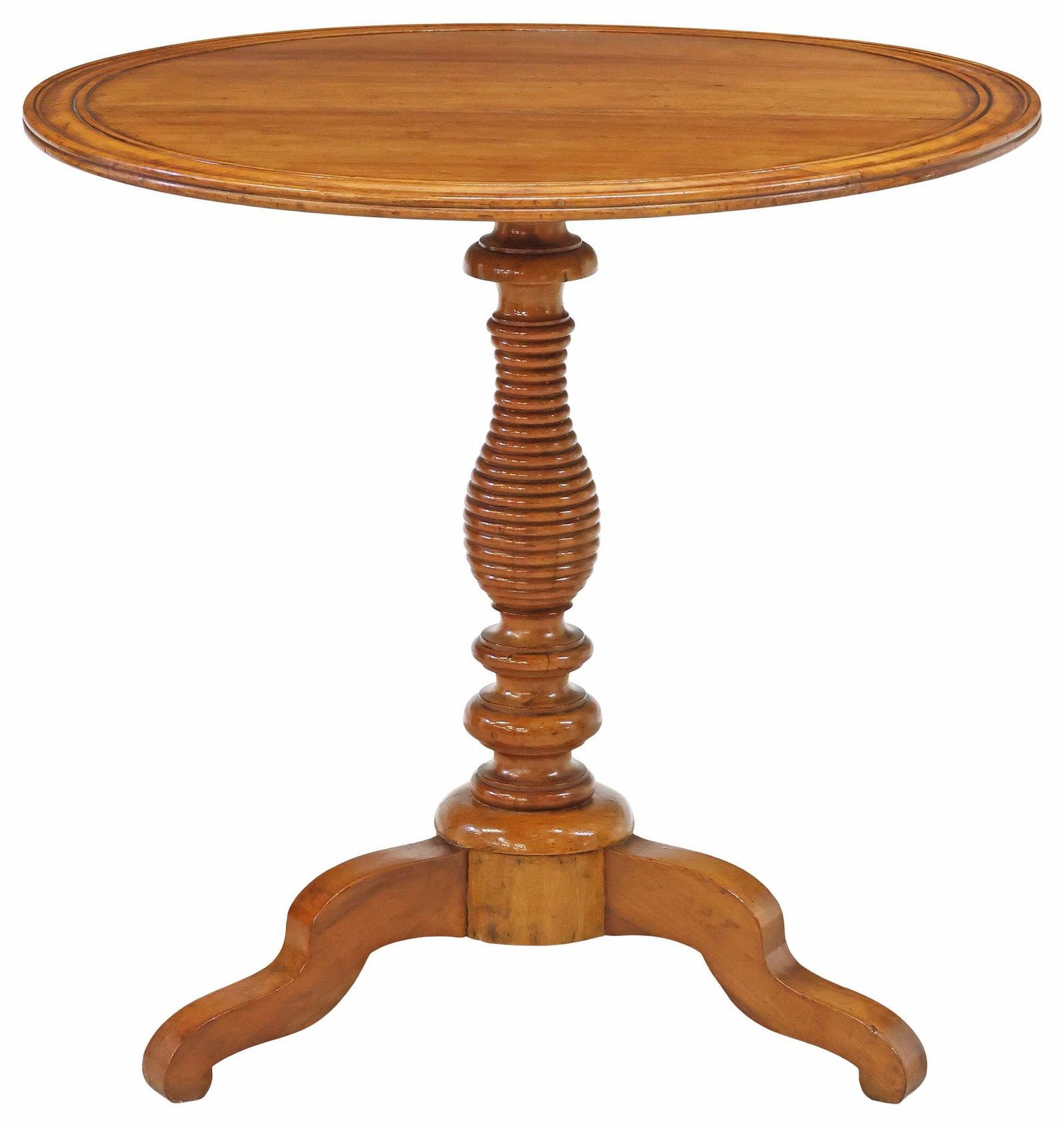 FRENCH LOUIS PHILIPPE PERIOD FRUITWOOD TILT-TOP TABLE (1 of 5)