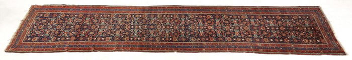 ESTATE HAND-TIED MALAYER RUNNER, 15'6" X 3'6.5"