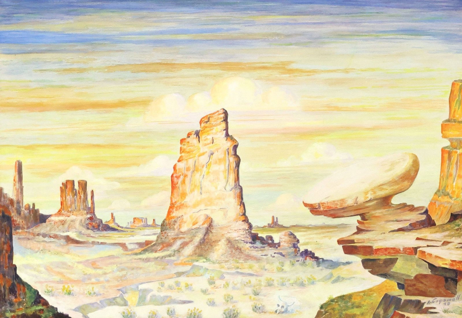 A. COGSWELL UNION PACIFIC RAILROAD COMMERCIAL ART (1 of 4)