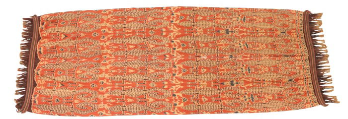 LARGE INDONESIAN SUMBA IKAT TEXTILE PANEL