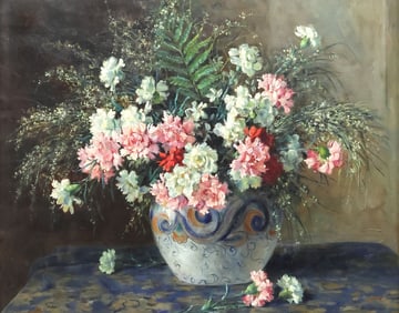 ALFIO PAOLO GRAZIANI (1900-1981) STILL LIFE VASE OF FLOWERS