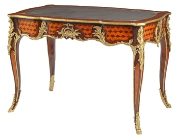 LOUIS XV STYLE ORMOLU-MOUNTED BUREAU PLAT