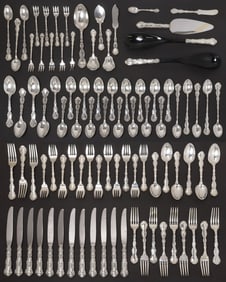 (90) GORHAM 'STRASBOURG' STERLING SILVER FLATWARE SERVICE