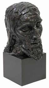 CHARLES UMLAUF (1911-1994) PATINATED BRONZE SCULPTURE, JOHN THE BAPTIST