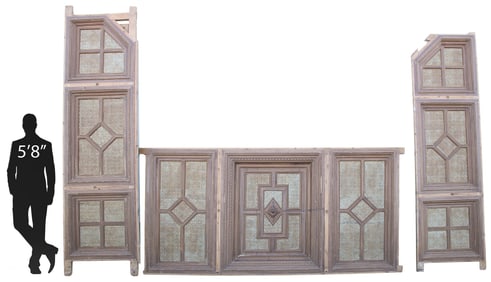 (3) ANTIQUE MONUMENTAL ARCHITECTURAL BOISERIE PANELING