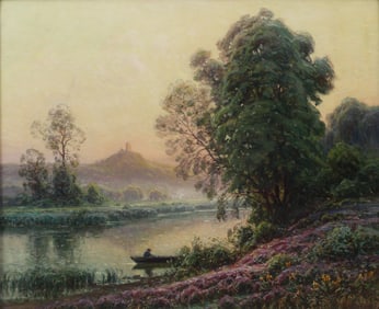 WILLIAM DIDIER-POUGET (1864-1959) MORNING ON THE POND