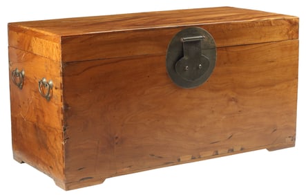 LARGE CHINESE CAMPHOR WOOD STORAGE, 62.5"W