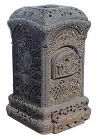 AMERICAN JOLIET STOVE WORKS CAST IRON STOVE