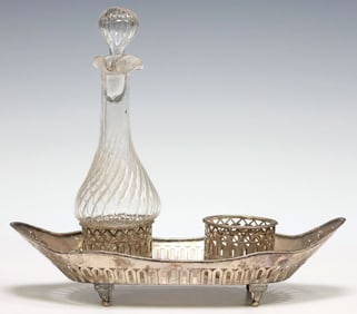 CONTINENTAL SILVER OIL & VINEGAR CRUET
