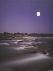 AFTER WYMAN MEINZER (TEXAS, B.1950) PHOTOGRAPH PRINT ON CANVAS, 48" X 36"