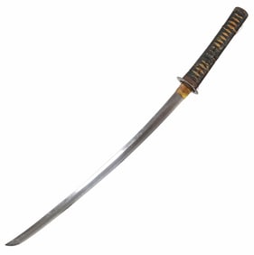 JAPANESE WAKIZASHIA SWORD, SIGNED AT NAKAJO