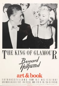 FRAMED POSTER 'BERNARD OF HOLLYWOOD' MARILYN MONROE & RONALD REAGAN