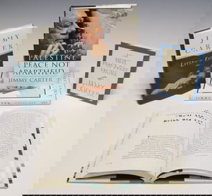 (5) BOOKS BY 39TH U.S. PRESIDENT JIMMY CARTER (1924-2024), ALL SIGNED