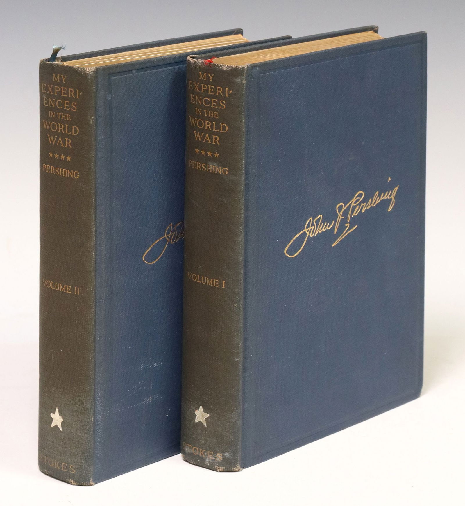 (2) BOOKS: 'MY EXPERIENCES IN THE WORLD WAR' BY JOHN PERSHING, 1 SIGNED (1 of 9)