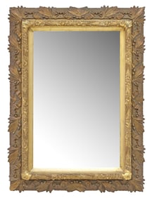 FRENCH GILTWOOD PICTURE FRAME WALL MIRROR
