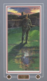 TALMADGE DAVIS (1962-2005) SIGNED PRINT 'SPIRIT OF WEST POINT'