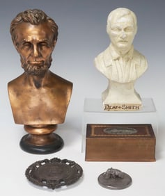 (5) COLLECTION OF POLITICAL MEMORBILIA: CONFEDERACY,  RNC, TEXAS REPUBLIC