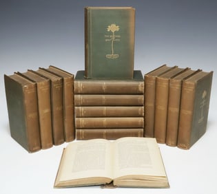 (15) BOOKS: 'THE WRITINGS OF BRET HARTE' STANDARD LIBRARY EDITION