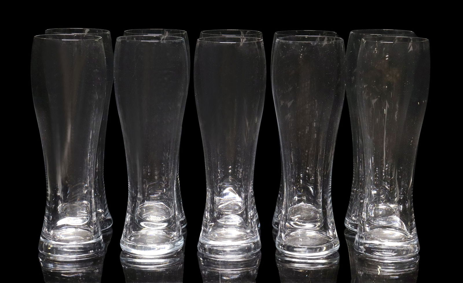 (10) RIEDEL COLORLESS GLASS PILSNER BEER GLASSES (1 of 3)