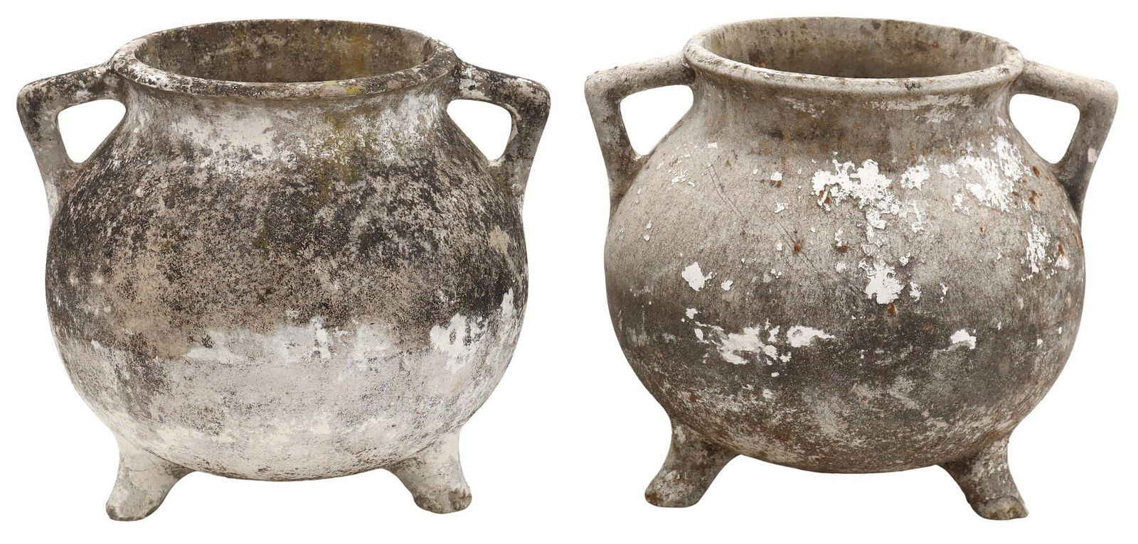 (2) MANNER OF WILLY GUHL MODERNIST 'MARMITE' PLANTERS (1 of 3)