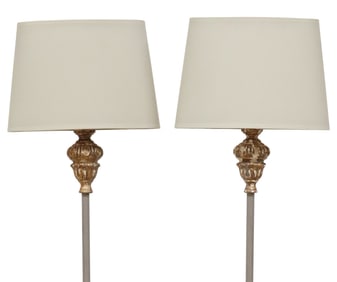 (2) FRONTGATE 'RAINIER' FLOOR LAMPS