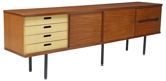 ITALIAN MID-CENTURY MODERN TEAK SIDEBOARD