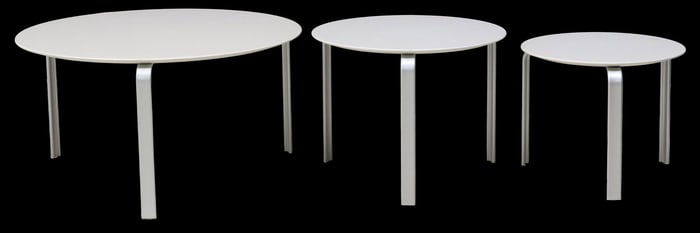 (3) JORGEN MOLLER NEST SERIES GRADUATED SIDE TABLES